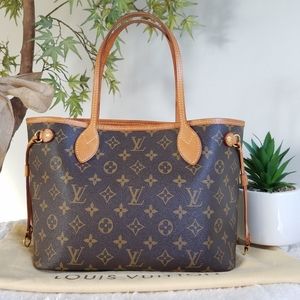 💕Authentic LV Neverfull PM Monogram Peony/Hot Pink Interior